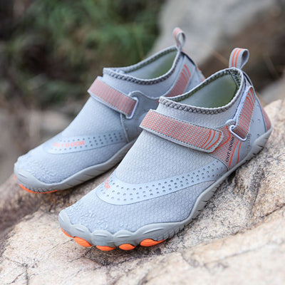 Men Women Water Shoes Barefoot Quick Dry Aqua Sports Shoes - Grey Size EU40 = US7 Payday Deals