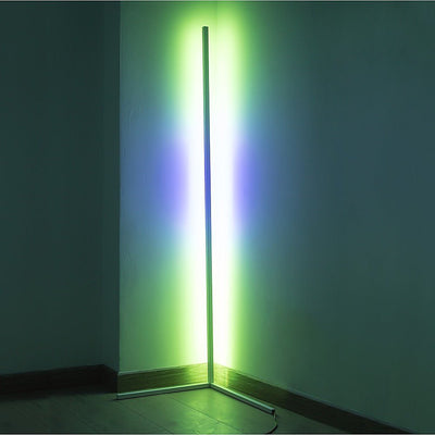 Modern - Colour RGB - Minimalist LED Corner Floor Lamp - White - Mood Lighting Payday Deals