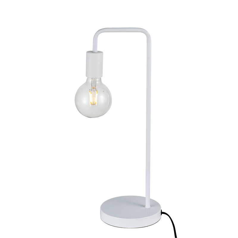 Modern Table lamp Desk Light Base Bedside Bedroom White Payday Deals