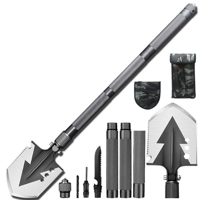 Multifunction Tactical Shovel Folding Camping Survival Emergency Tools Military Payday Deals