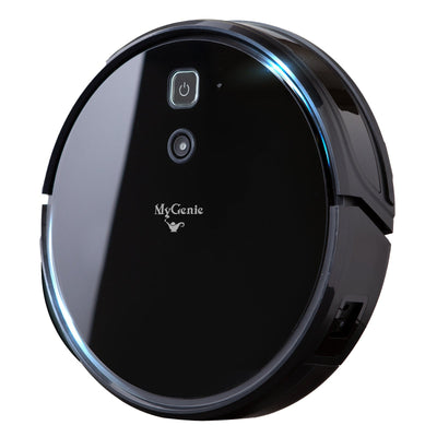 MyGenie V-MAX 3000 Robotic Vacuum Cleaner VSLAM Technology Wi-Fi Control Black Payday Deals