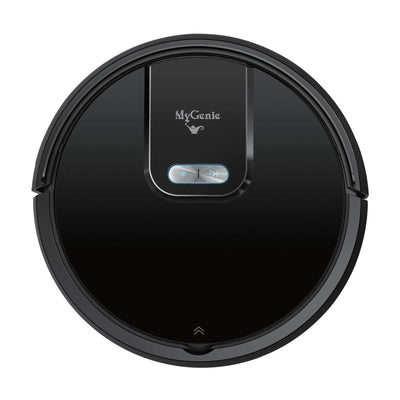 MyGenie WI-FI GMAX Robotic Vacuum Cleaner Mop App Control Dry & Wet Auto Robot 35 x 8.75cm Black Payday Deals
