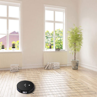 MyGenie XSonic Robotic Vacuum Cleaner Carpet Floors Dry Wet Mopping Auto Robot  Black Payday Deals