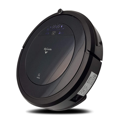 MyGenie ZX1000 Automatic Robotic Vacuum Cleaner Dry Wet Mop Sweep Rechargable 35 x 9cm Black Payday Deals