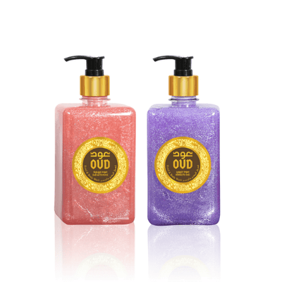 Oud & Rose and Hareemi Hand & Body Wash (500 ml) 2 Packs