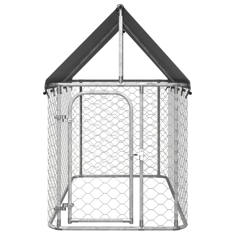 Outdoor Dog Kennel with Roof 200x100x150 cm Payday Deals