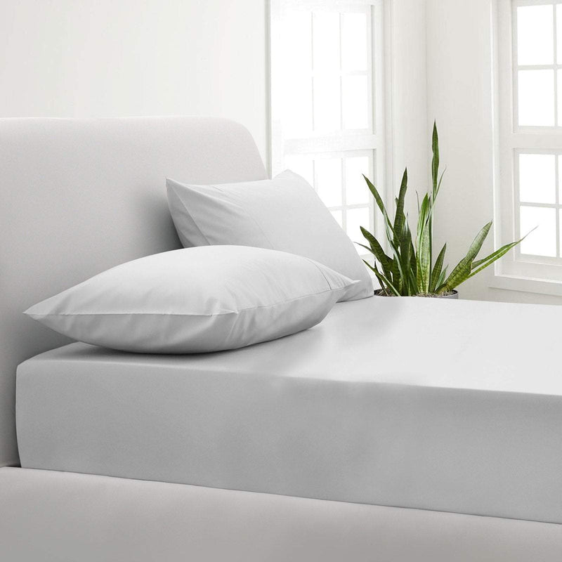Park Avenue 1000TC Cotton Blend Sheet & Pillowcases Set Hotel Quality Bedding Single White Payday Deals