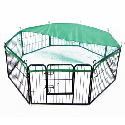 Paw Mate Green Net Cover for Pet Playpen 31in Dog Exercise Enclosure Fence Cage Payday Deals