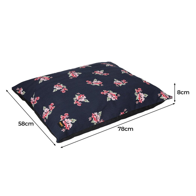 PaWz Dog Calming Bed Cat Pet Washable Removable Cover Cushion Mat Indoor M Payday Deals