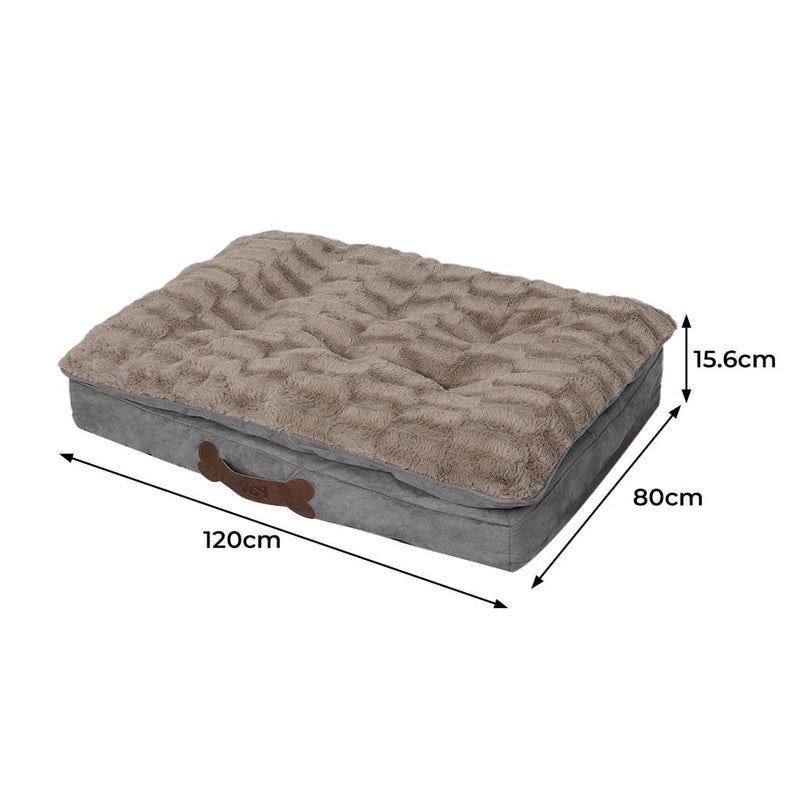 PaWz Dog Calming Bed Pet Cat Removable Cover Washable Orthopedic Memory Foam XL Payday Deals