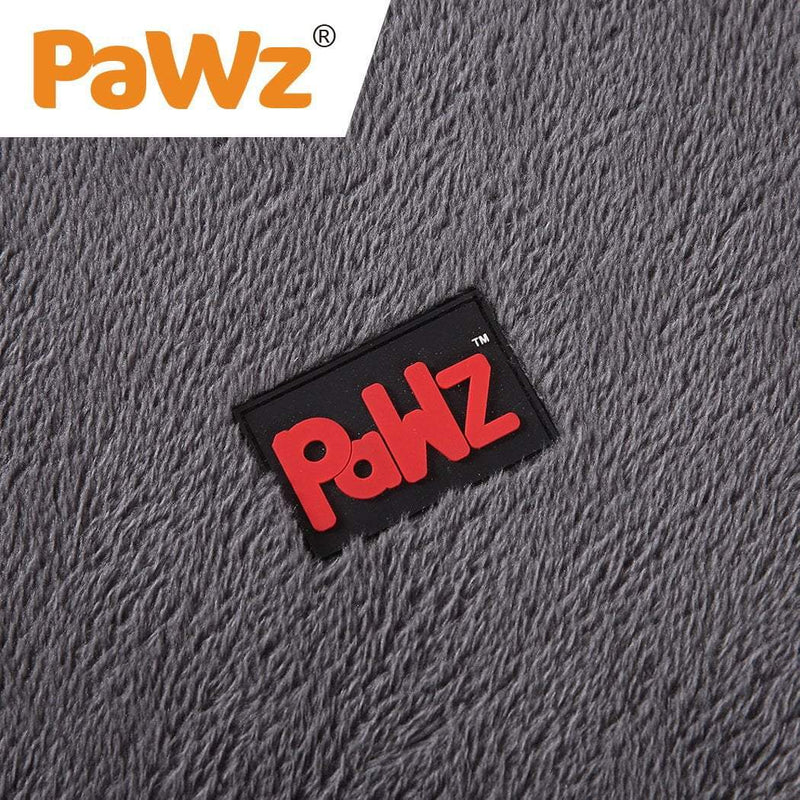 PaWz Pet Bed Foldable Dog Puppy Beds Cushion Pad Pads Soft Plush Black M Payday Deals