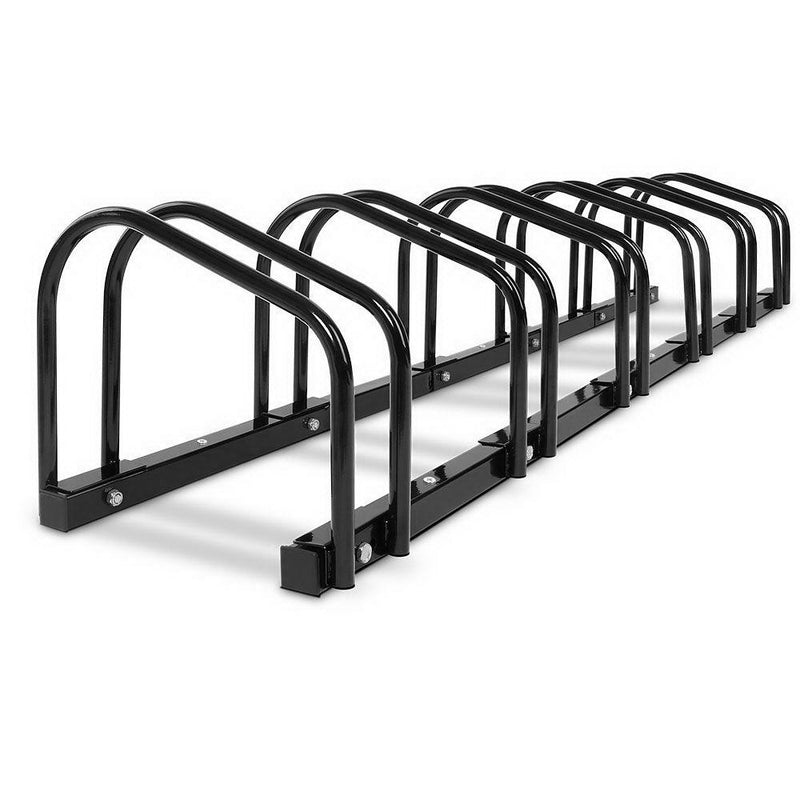 Portable Bike 6 Parking Rack Bicycle Instant Storage Stand - Black Payday Deals