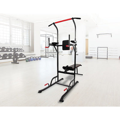 Power Tower Pull Up Weight Bench Dip Multi Station Chin Up Home Gym Equipment Payday Deals