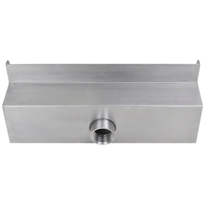 Rectangular Waterfall Pool Fountain Stainless Steel 30 cm Payday Deals