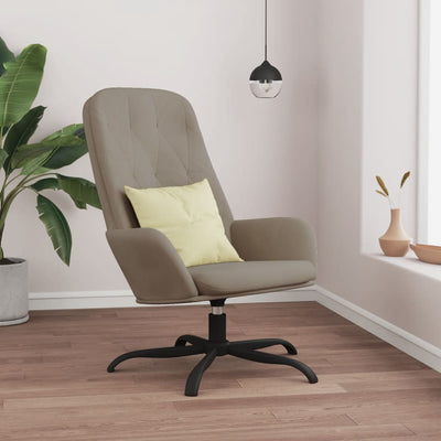 Relaxing Chair Light Grey Velvet Payday Deals