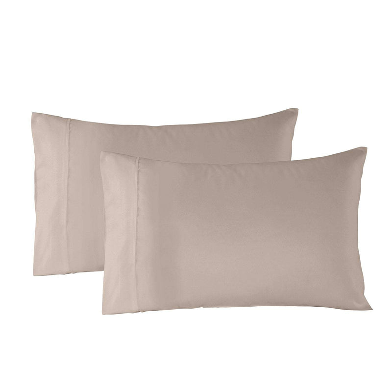 Royal Comfort Bamboo Blended Sheet & Pillowcases Set 1000TC Ultra Soft Bedding King Warm Grey Payday Deals