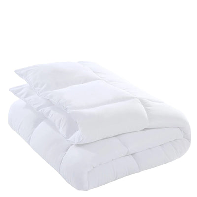 Royal Comfort Tencel Blend Quilt 300GSM Doona Eco Friendly Breathable All Season White Single Payday Deals