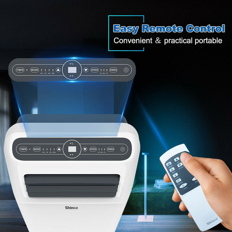 Shinco SPF3 9000BTU 2.6kw Portable Air Conditioner Remote Payday Deals
