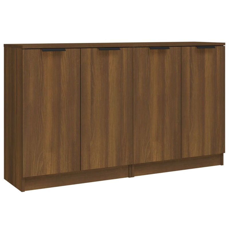 Sideboards 2 pcs Brown Oak 60x30x70 cm Engineered Wood Payday Deals