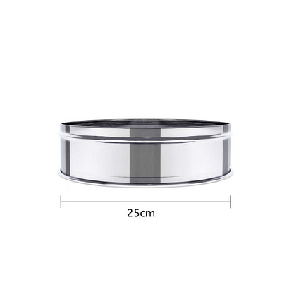 SOGA 2X 3 Tier Stainless Steel Steamers With Lid Work inside of Basket Pot Steamers 25cm Payday Deals