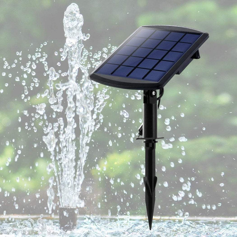 Solar Fountain Water Pump Kit Pond Pool Submersible Outdoor Garden 1.8W Payday Deals