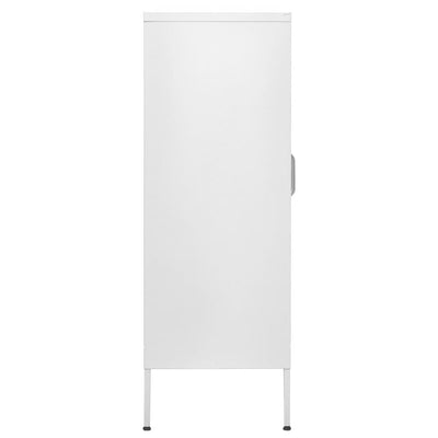 Storage Cabinet White 80x35x101.5 cm Steel Payday Deals