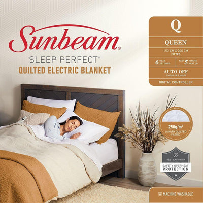 Sunbeam Sleep Perfect Quilted Queen