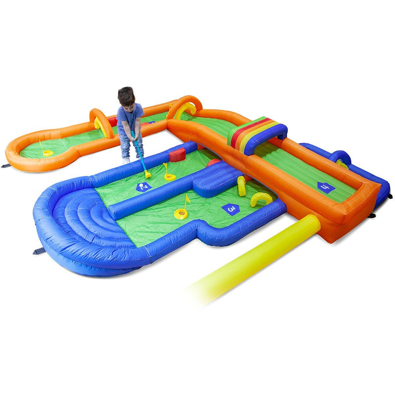 Tee Off Mini Golf Inflatable Play Centre Payday Deals