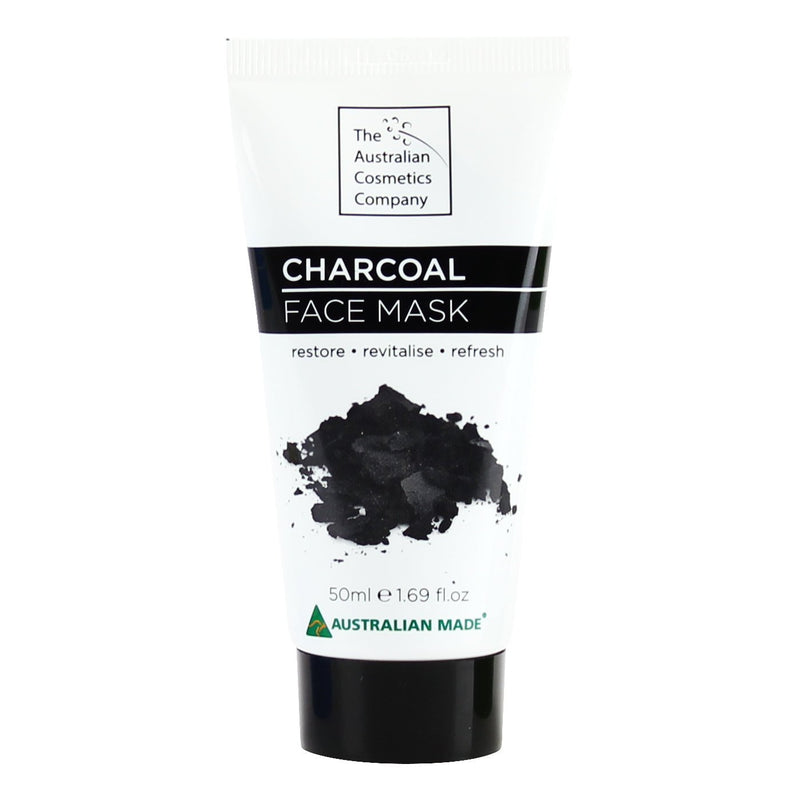 The Australian Cosmetic Company Face Mask Charcoal 50ml Beauty Facial Care Payday Deals
