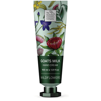 The Australian Cosmetics Company Goats Milk Hand Cream Wild Flower 100ml