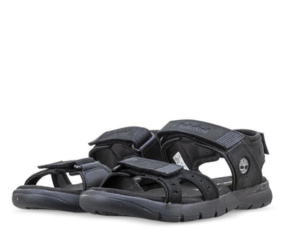 Timberland Men's Governor's Island Adventure Sandals - Black Nubuck Payday Deals