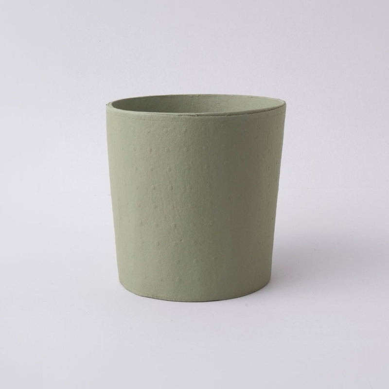 Tree Stripes Conical Pot Dotty - Sage Green (Small) Payday Deals