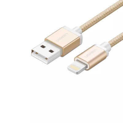 UGREEN 30587 iPhone 8-pin to USB2.0 Sync & Charging Cable 1M Gold Payday Deals