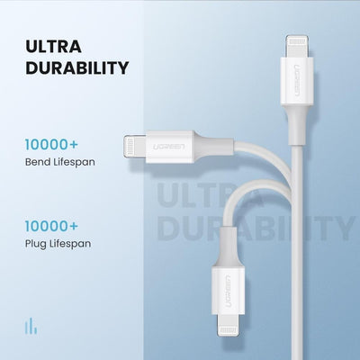 UGREEN 60749 MFi USB-C to iPhone 8-pin Charging Cable 2M Payday Deals