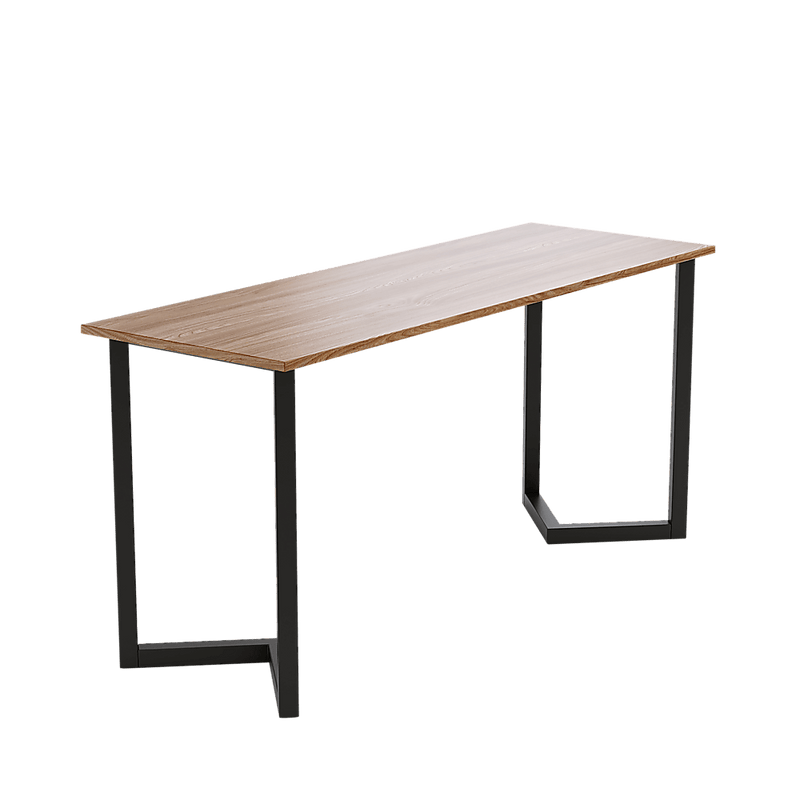 V Shaped Table Bench Desk Legs Retro Industrial Design Fully Welded - Black Payday Deals