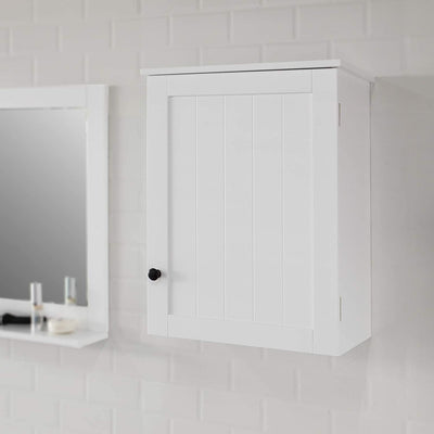 VIKUS White Wall Cabinet with Door 40x52cm Payday Deals