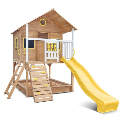 Warrigal Cubby House with Yellow Slide