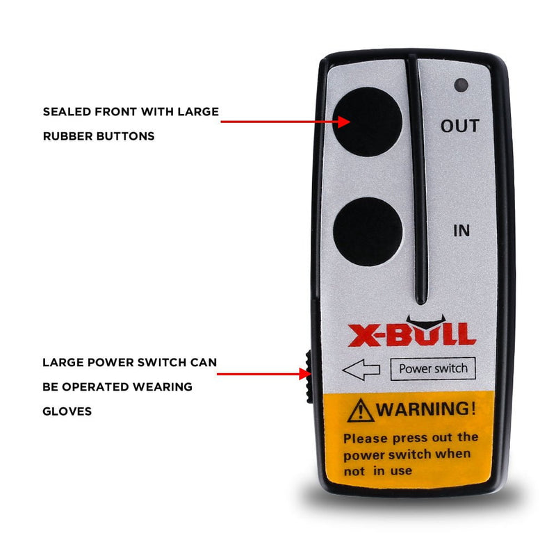 X-BULL 2x Wireless Winch Remote Control 12 Volt 150ft Handset Switch 4wd Payday Deals