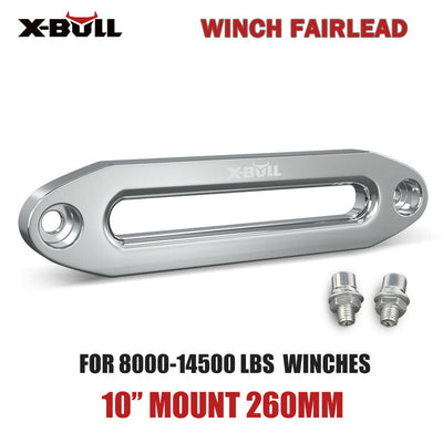 X-BULL 8000-13000LBS Aluminium Hawse Fairlead Universal Winch Dyneema Rope 4WD Payday Deals