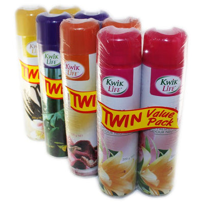 1 Pack of 2 200g Kwik Life Air Fresheners - Assorted Scents Payday Deals