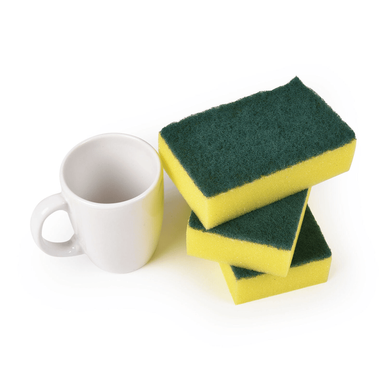 1 Pack of 3 Scourer Sponge Strong Commercial Grade Regular Duty 15x10x3cm Payday Deals