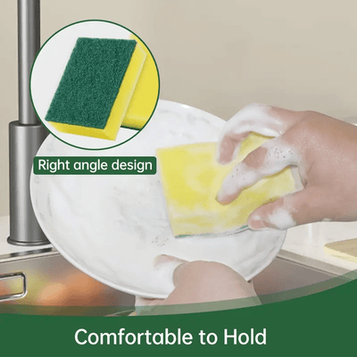 1 Pack of 3 Scourer Sponge Strong Commercial Grade Regular Duty 15x10x3cm Payday Deals