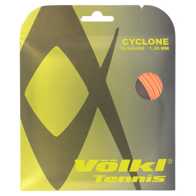 1 Pack Volkl Cyclone 16g/1.30mm Tennis Racquet Strings - Fluro Orange Payday Deals