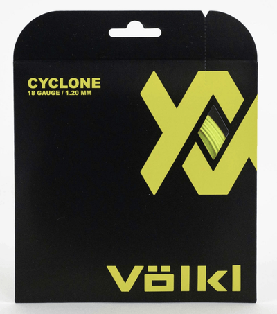 1 Pack Volkl Cyclone 18g/1.20mm Tennis Racquet Strings - Neon Yellow Payday Deals