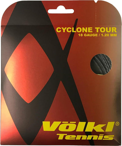 1 Pack Volkl Cyclone Tour 18g/1.20mm Tennis Racquet Strings - Anthracite Payday Deals