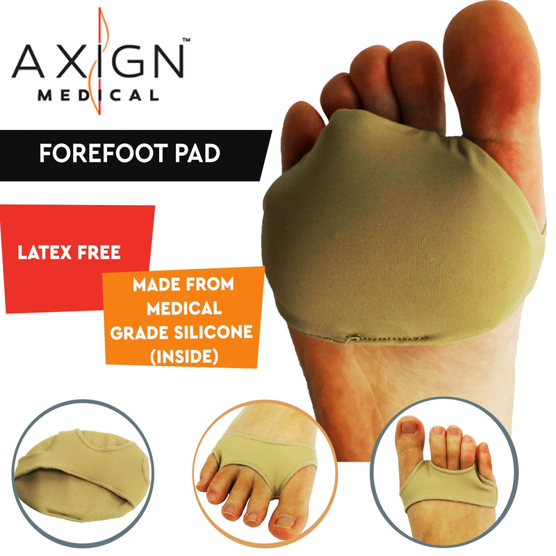 1 Pair AXIGN Medical Forefoot Pad Arch Support Cushion Insoles Cushioning Metatarsal Payday Deals