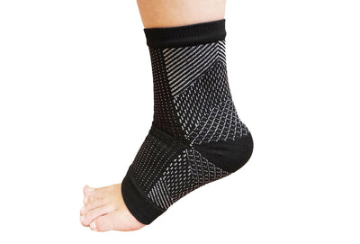 1 Pair AXIGN Medical Plantar Fasciitis Compression Sock Ankle Sleeve Support - Black Payday Deals