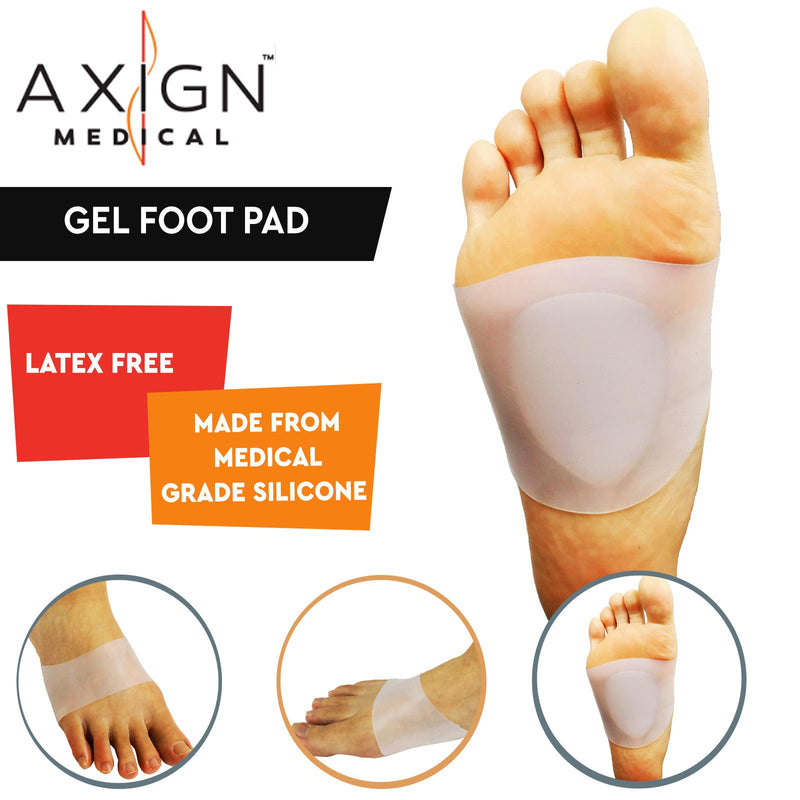 1 Pair AXIGN Medical Silicone Metatarsal Gel Sleeve Bunion Foot Pad Support Payday Deals