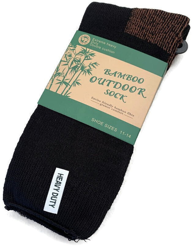 1 Pair BAMBOO OUTDOOR SOCKS Mens Heavy Duty Thick Work Socks Cushion Payday Deals