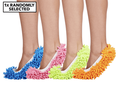 1 Pair Foot Mop Cleaner Lazy Floor Dusting Shoe Slipper Cover Polishing Clean Payday Deals